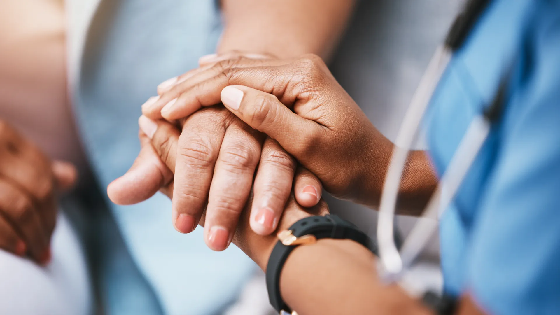 close-up of people shaking hands